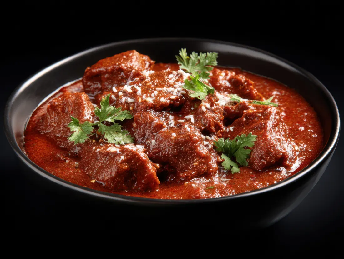 Bowl of Kashmiri rogan josh